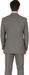 Men's Taupe Regular Fit Birdseye Pattern Side Vent Two Button Suit