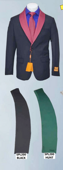Men’s Modern-Fit Suit – Shawl Lapel Formal Wedding Blazer