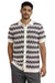 Mens Retro Zigzag Knit Polo Shirt With Walking Suit Plus Matching Pants – Short Sleeve Button-Up Textured Summer Casual Shirt