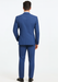 Indigo ~ Cobalt Blue ~ Teal New Blue Big and Tall Linen Suit
