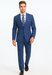 Indigo ~ Cobalt Blue ~ Teal New Blue Big and Tall Linen Suit