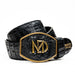 Marco Di Milano Iowa Black Leather Belt