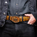 Marco Di Milano Iowa Belt Mustard Brown
