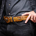 Marco Di Milano Iowa Belt Mustard Brown
