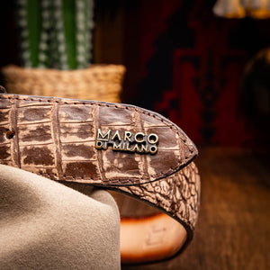 Marco Di Milano Iowa Belt - Stone Brown Leather Loafer