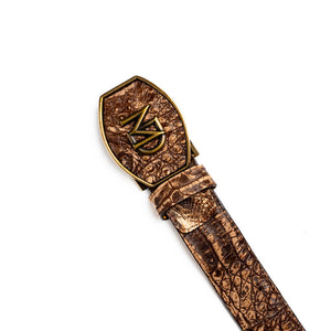 Marco Di Milano Iowa Belt - Stone Brown Leather Loafer