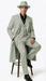 Men’s 1920s Beige Zoot Suit – Long Mafia Gangster Three-Piece Suit in Tan Khaki Color 40 inch Zuit Pachuco Suit