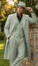 Men’s 1920s Beige Zoot Suit – Long Mafia Gangster Three-Piece Suit in Tan Khaki Color 40 inch Zuit Pachuco Suit