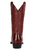 J Toe Cowboy Boots - J Toe Western Boots - Los Altos Boots - Mens Dress Cowboy Boot - Low Priced Burgundy Eel Cowboy Boots J-Toe- in  Burgundy