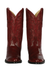 J Toe Cowboy Boots - J Toe Western Boots - Los Altos Boots - Mens Dress Cowboy Boot - Low Priced Burgundy Eel Cowboy Boots J-Toe- in  Burgundy