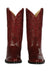 J Toe Cowboy Boots - J Toe Western Boots - Los Altos Boots - Mens Dress Cowboy Boot - Low Priced Burgundy Eel Cowboy Boots J-Toe- in  Burgundy
