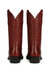 J Toe Cowboy Boots - J Toe Western Boots - Los Altos Boots - Mens Dress Cowboy Boot - Low Priced Burgundy Eel Cowboy Boots J-Toe- in  Burgundy