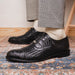 Marco Di Milano John Black: Luxury Leather Oxford Shoes