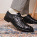 Marco Di Milano John Black: Luxury Leather Oxford Shoes