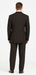 JP56 BLACK W/ WHITE PINSTRIPE EXTRA FINE SUPER 120'S Cheap Priced Business Suits Clearance Sale Available In 2 Or 3 Buttons Style Regular Classic Cut