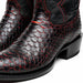 Marco Di Milano Kansas BlackCherry Python Round Toe Cowboy Boots