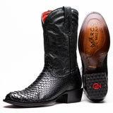 Marco_Di_Milano Kansas Black Luxury Leather Shoe