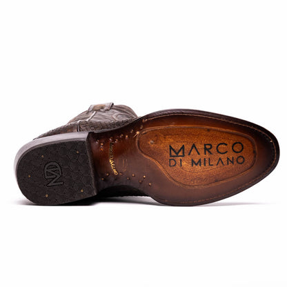 Marco Di Milano Kansas Brown Leather Loafers