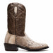 Marco Di Milano Kansas Natural Python Round Toe Cowboy Boots