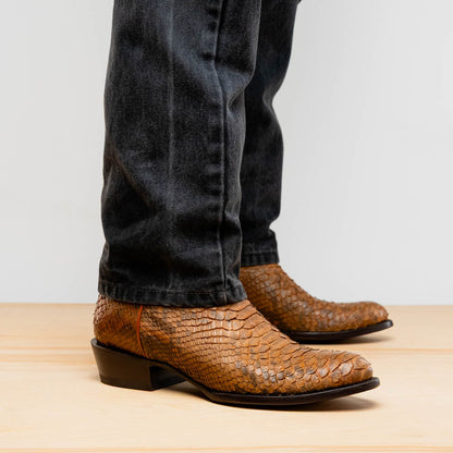 Marco Di Milano Kansas Cognac Leather Dress Shoe