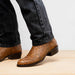 Marco Di Milano Kansas Cognac Round Toe Cowboy Boots