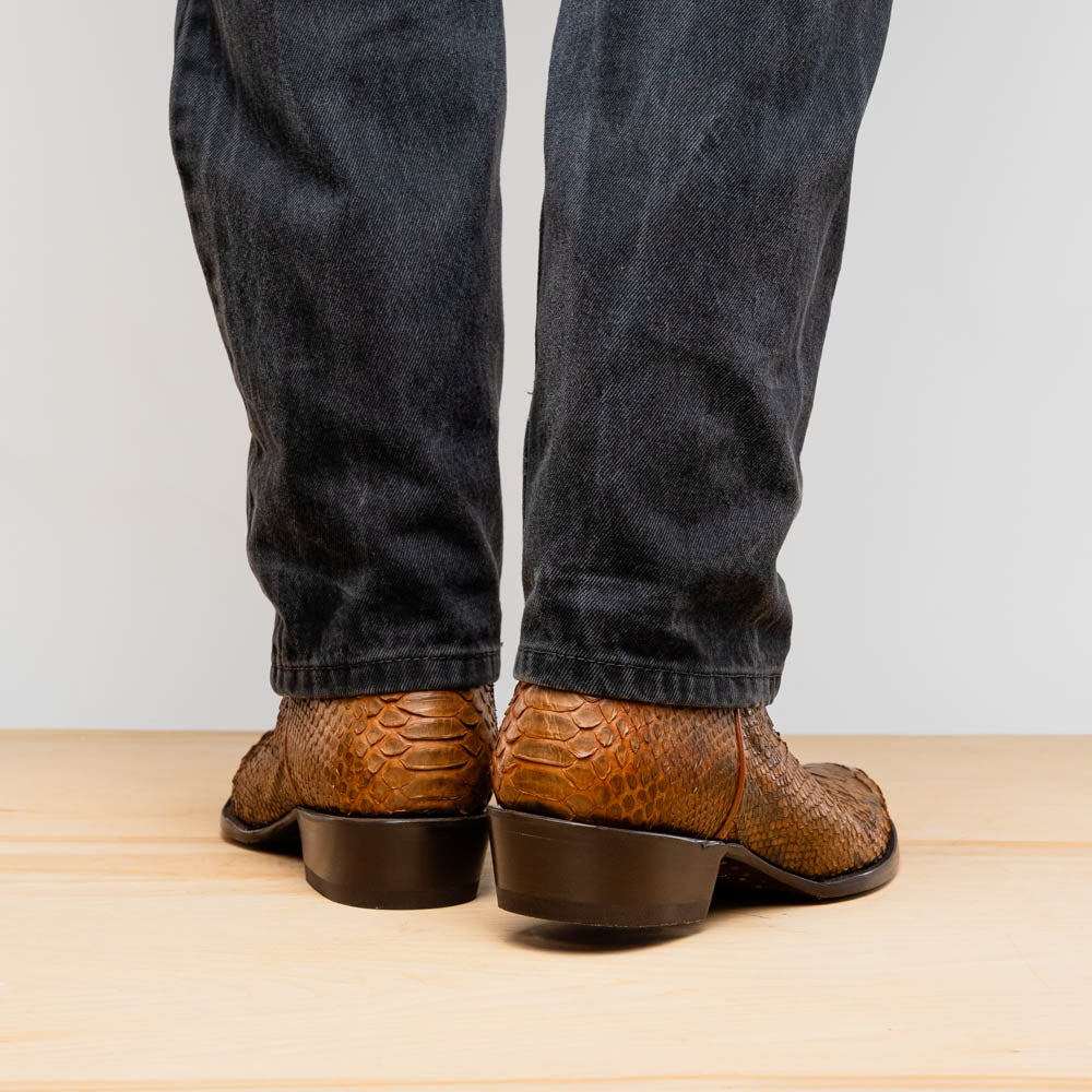Marco Di Milano Kansas Cognac Leather Dress Shoe