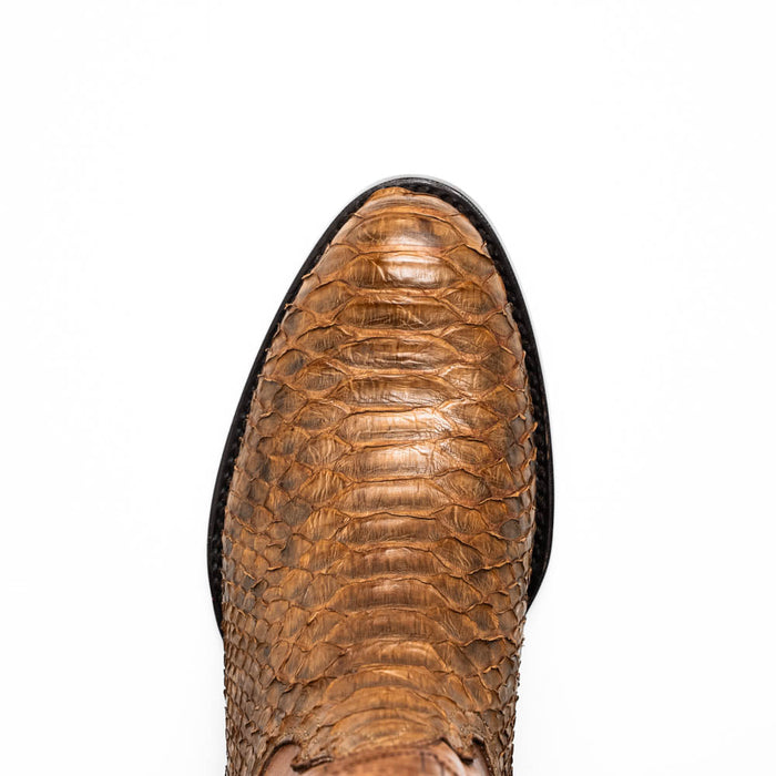 Marco Di Milano Kansas Cognac Round Toe Cowboy Boots