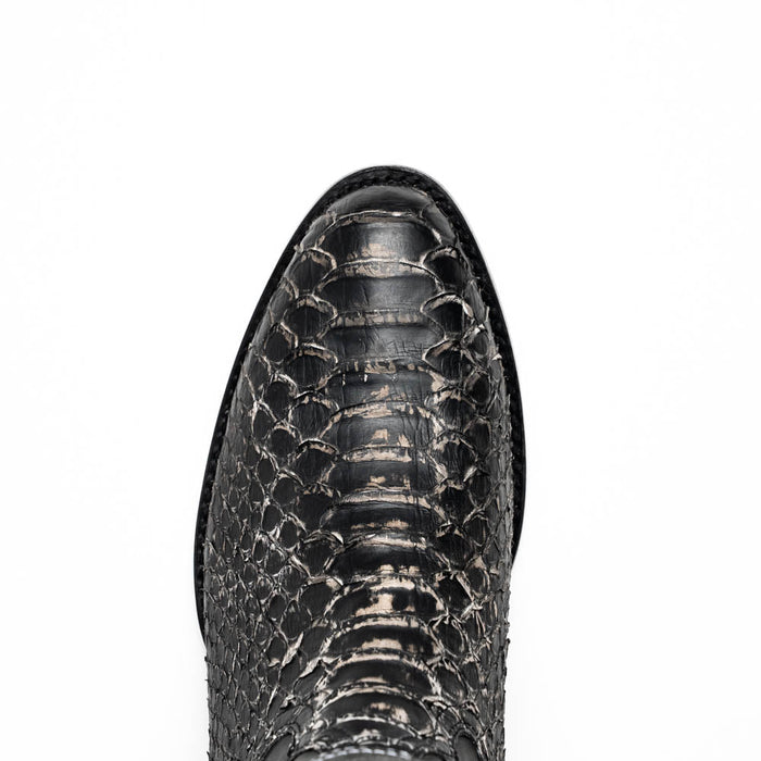 Marco Di Milano Kansas Stone White Round Toe Cowboy Boots