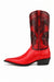 Men's King Exotic Boots Teju Lizard 3x Toe Red (495vf0712)
