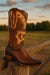 King Exotic Men's Caiman Belly Snip Toe Boots