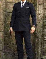 kingsman Double Breasted Blue suit