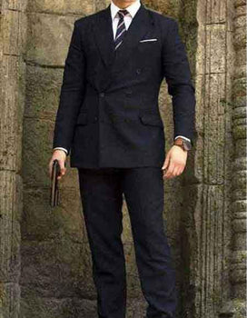 kingsman Double Breasted Blue suit