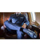 kingsman classic stripe Double Breasted Dark Navy Blue Suit For Men