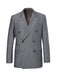 kingsman eggsy grey Double Breasted and mohair blend suit