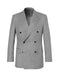 kingsman harry light grey Double Breasted suit