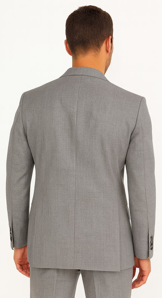 kingsman harry light grey Double Breasted suit - Image 2