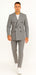 kingsman harry light grey Double Breasted suit