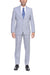 Men'S Slim Fit Suit - Fitted Suit - Skinny Suit Men'S Silver Grey Ticket Pocket 2 Button Cheap Priced Business Suits