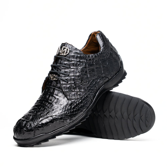 Marco Di Milano Kratos Black Leather Luxury Shoe