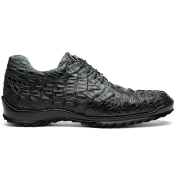 Marco_Di_Milano Kratos Green Luxury Leather Shoes