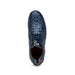 Marco Di Milano Kratos Men's Navy Shoes Exotic Caiman Crocodile Sneakers
