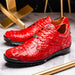 Marco Di Milano Kratos Red Luxury Leather Loafers