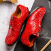 Marco Di Milano Kratos Red Luxury Leather Loafers
