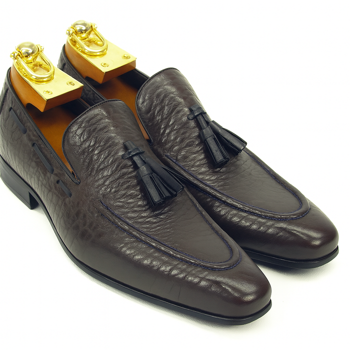 Carrucci Contrast Tassel Loafer - Navy/Red, Brown/White, and More