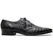 Marco Di Milano Lacio Black Caiman Crocodile Derby