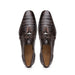 Marco Di Milano Lacio Brown Caiman Crocodile Derby