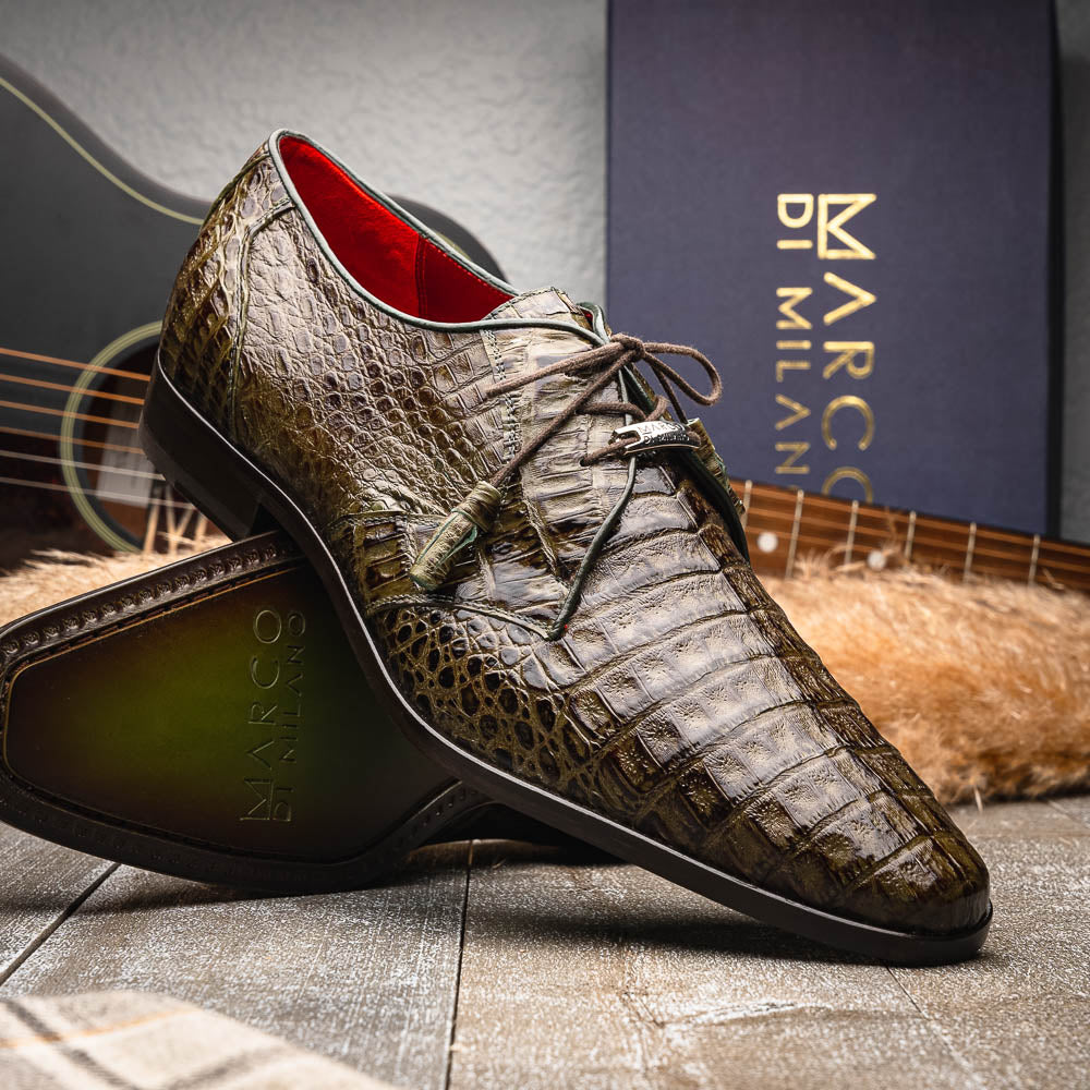 Marco Di Milano Lacio WoodGreen Leather Oxford