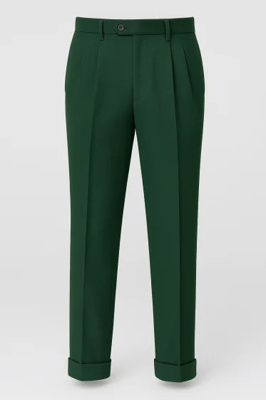Mens Pleated Dress Pants Chocolate Brown Wide Leg Slacks Pleated Baggy Dress Trousers Unhemmed Unfinished Bottom