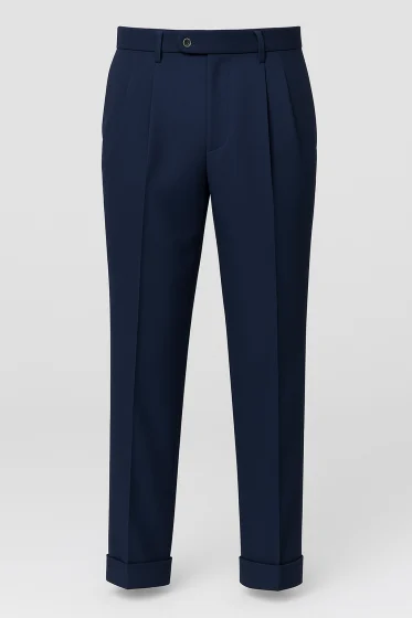 Mens Pleated Dress Pants Chocolate Brown Wide Leg Slacks Pleated Baggy Dress Trousers Unhemmed Unfinished Bottom