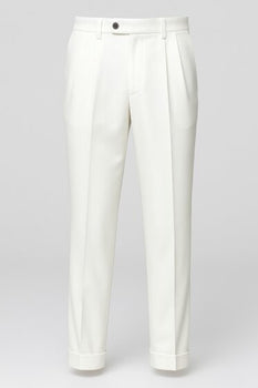 Mens Pleated Dress Pants Chocolate Brown Wide Leg Slacks Pleated Baggy Dress Trousers Unhemmed Unfinished Bottom